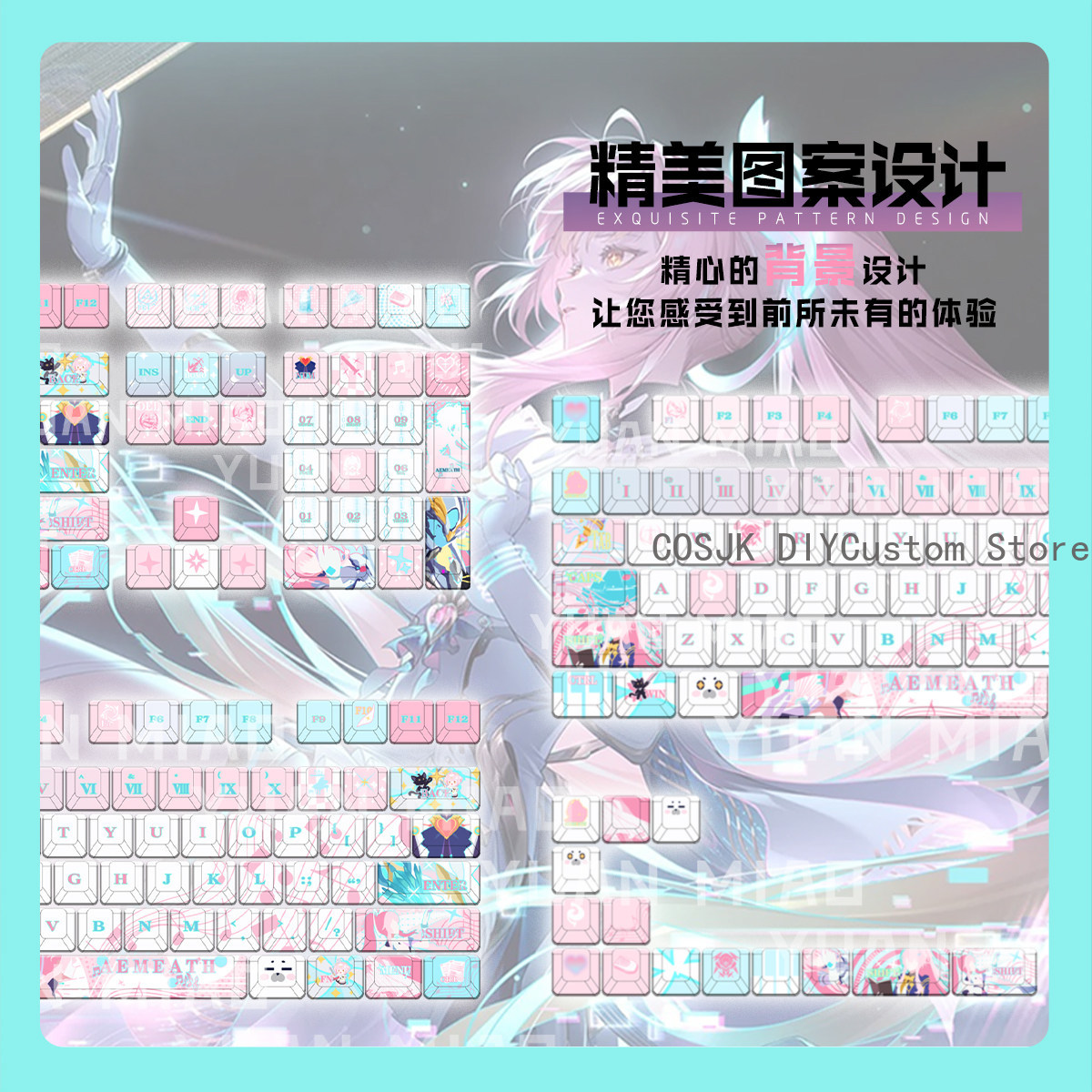122 Keys Anime Wuthering Waves - огляд і ціна Gaming Accessories In China