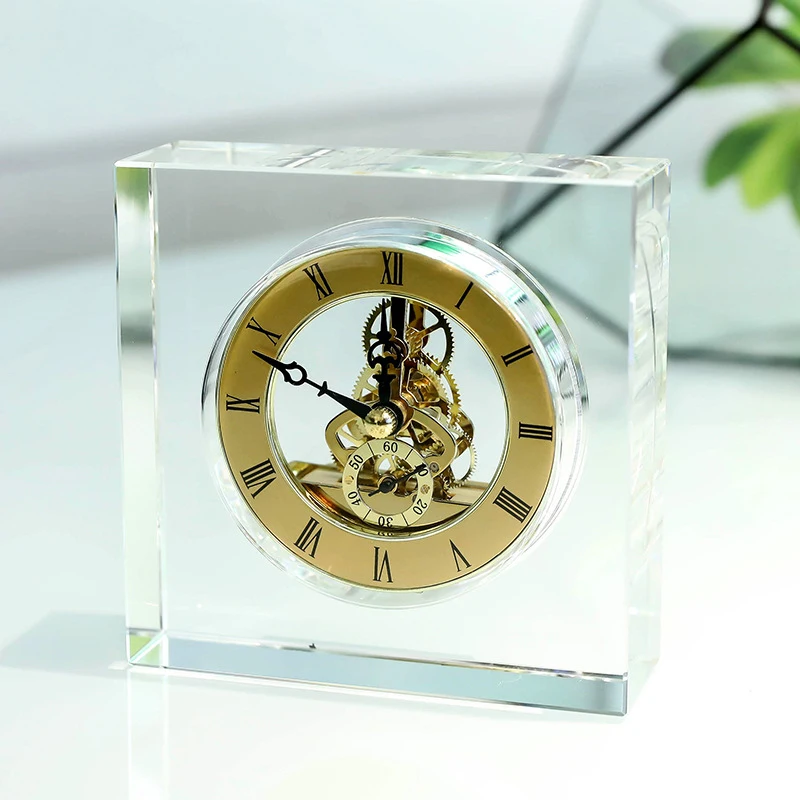 Crystal Silent Table Clock Lux - огляд і ціна Accessories For Your Gaming Room