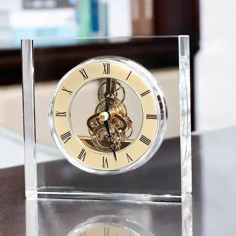 Crystal Silent Table Clock Lux - огляд і ціна Accessories For Your Gaming Room