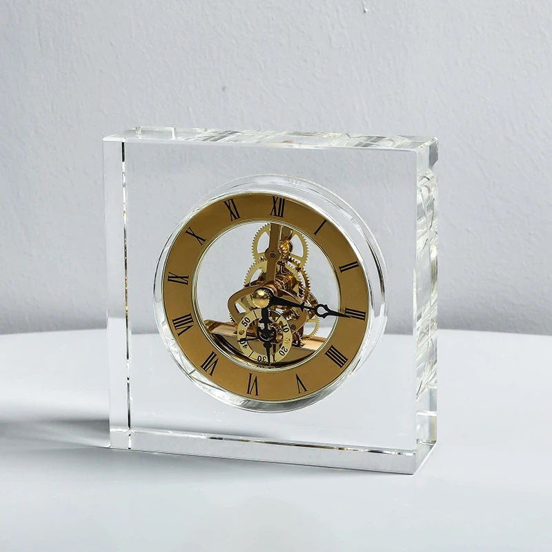 Crystal Silent Table Clock Lux - огляд і ціна Accessories For Your Gaming Room