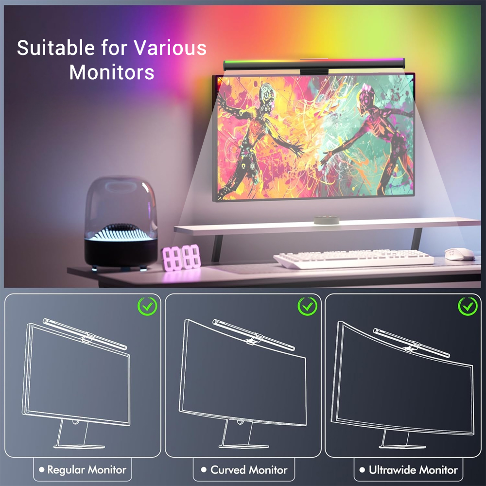 Wifi Computer Lightbar Monitor - огляд і ціна Accessories For Your Gaming Room