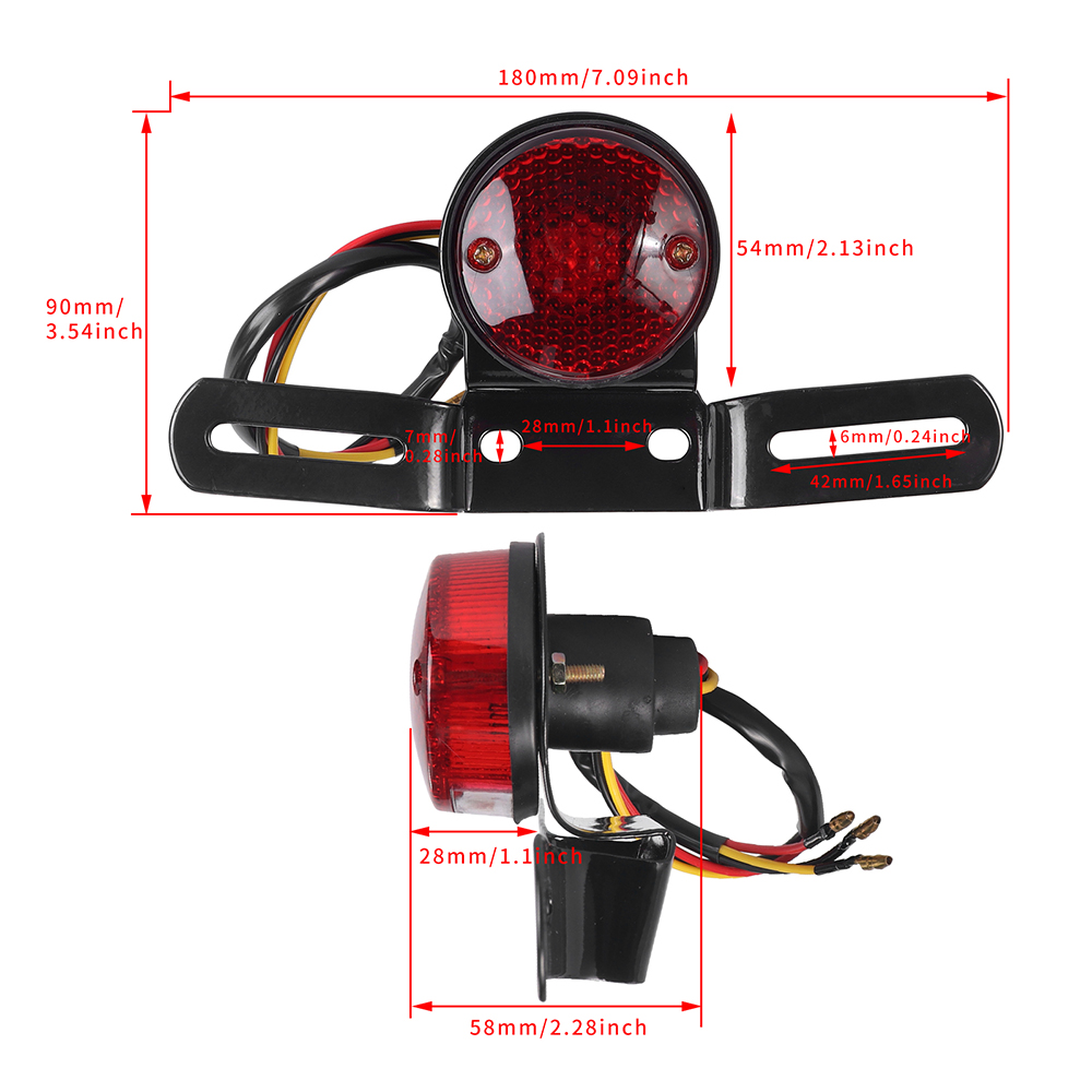 12V Halogen Moto Rear Lights M - огляд і ціна Gaming Accessories Rack