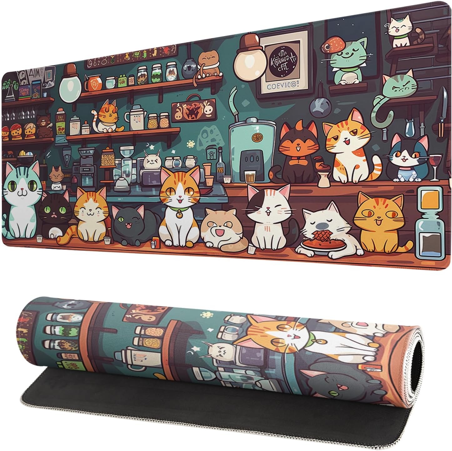 Large Gaming Mouse Pad Coffee  - огляд і ціна Gaming Accessories Shop