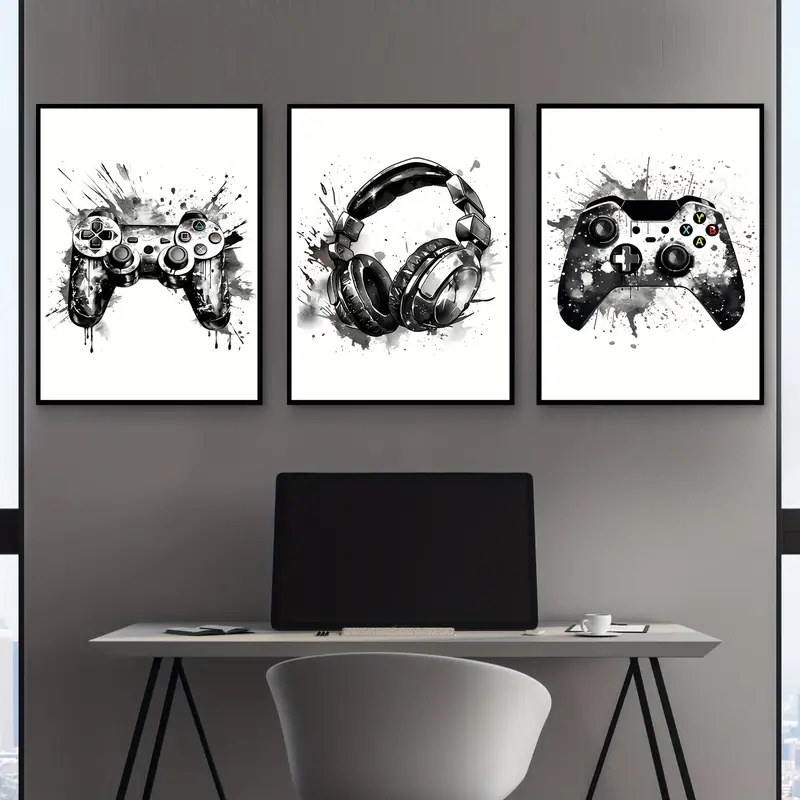 3pcs frameless Canvas Painting - огляд і ціна Gaming Accessories For Room