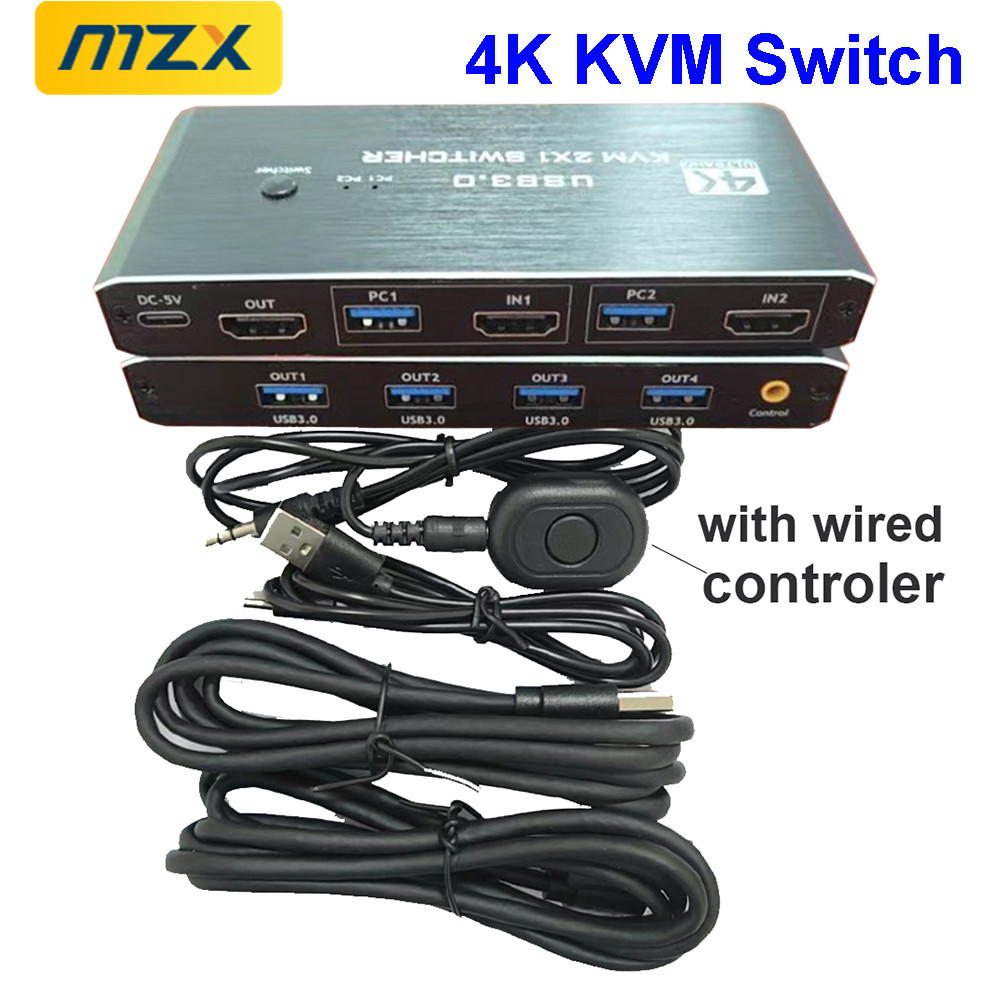 KVM Switch 4K 60Hz Switcher US - огляд і ціна Gaming Accessories Rack