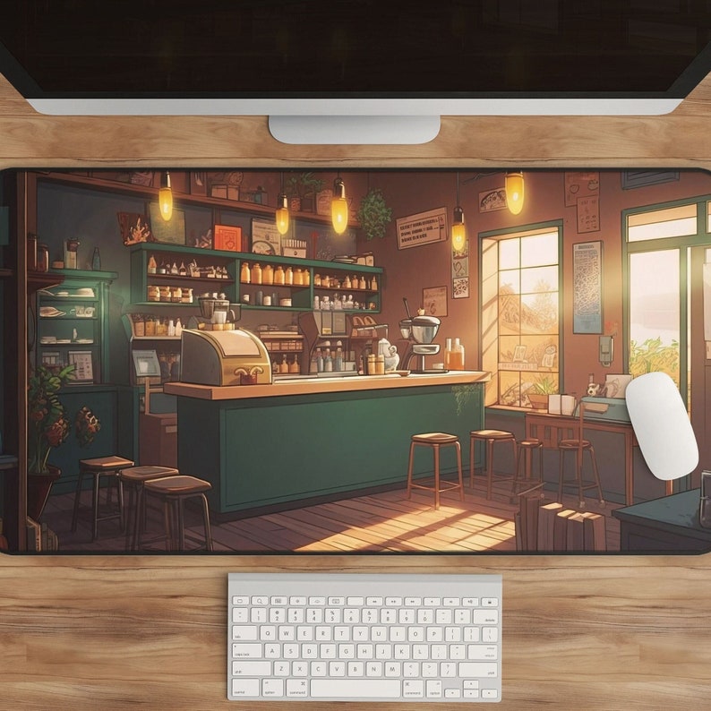 Kawaii Anime Desk Mat Coffee S - огляд і ціна Gaming Accessories Shop