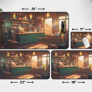 Kawaii Anime Desk Mat Coffee S - огляд і ціна Gaming Accessories Shop