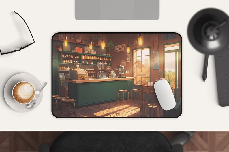 Kawaii Anime Desk Mat Coffee S - огляд і ціна Gaming Accessories Shop