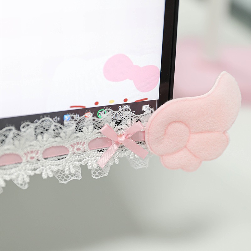 Cute Lace Monitor Frame Decor  - огляд і ціна Accessories For Your Gaming Room