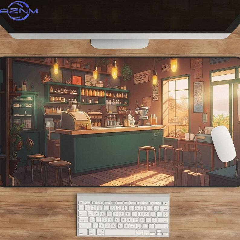 Kawaii Anime Desk Mat Coffee S - огляд і ціна Gaming Accessories Shop