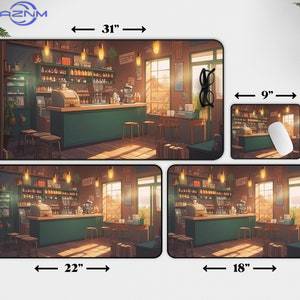 Kawaii Anime Desk Mat Coffee S - огляд і ціна Gaming Accessories Shop