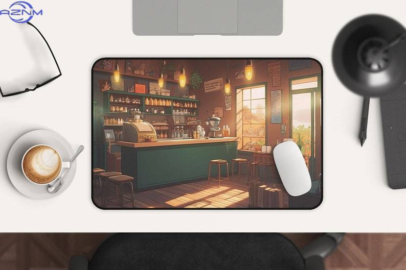 Kawaii Anime Desk Mat Coffee S - огляд і ціна Gaming Accessories Shop