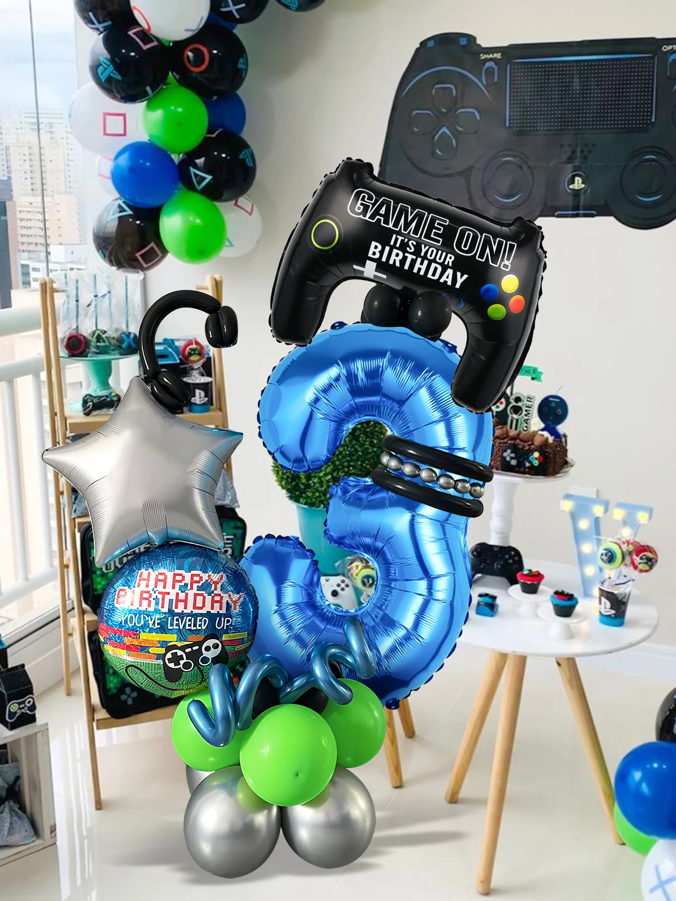 32PCS Game Theme Birthday Numb - огляд і ціна Gaming Accessories For Room