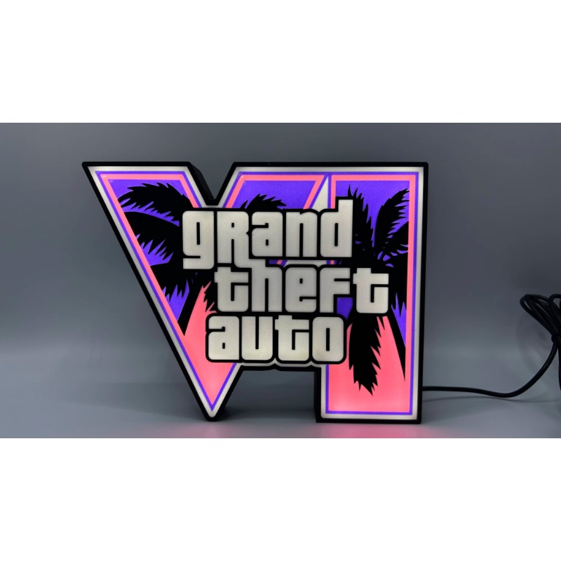 GTA 6 Grand Theft Auto VI LED  - огляд і ціна Accessories For Your Gaming Room
