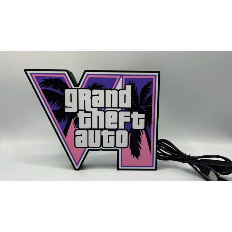 GTA 6 Grand Theft Auto VI LED  - огляд і ціна Accessories For Your Gaming Room
