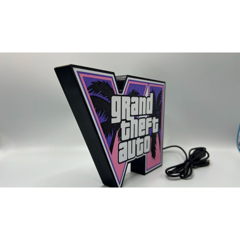 GTA 6 Grand Theft Auto VI LED  - огляд і ціна Accessories For Your Gaming Room