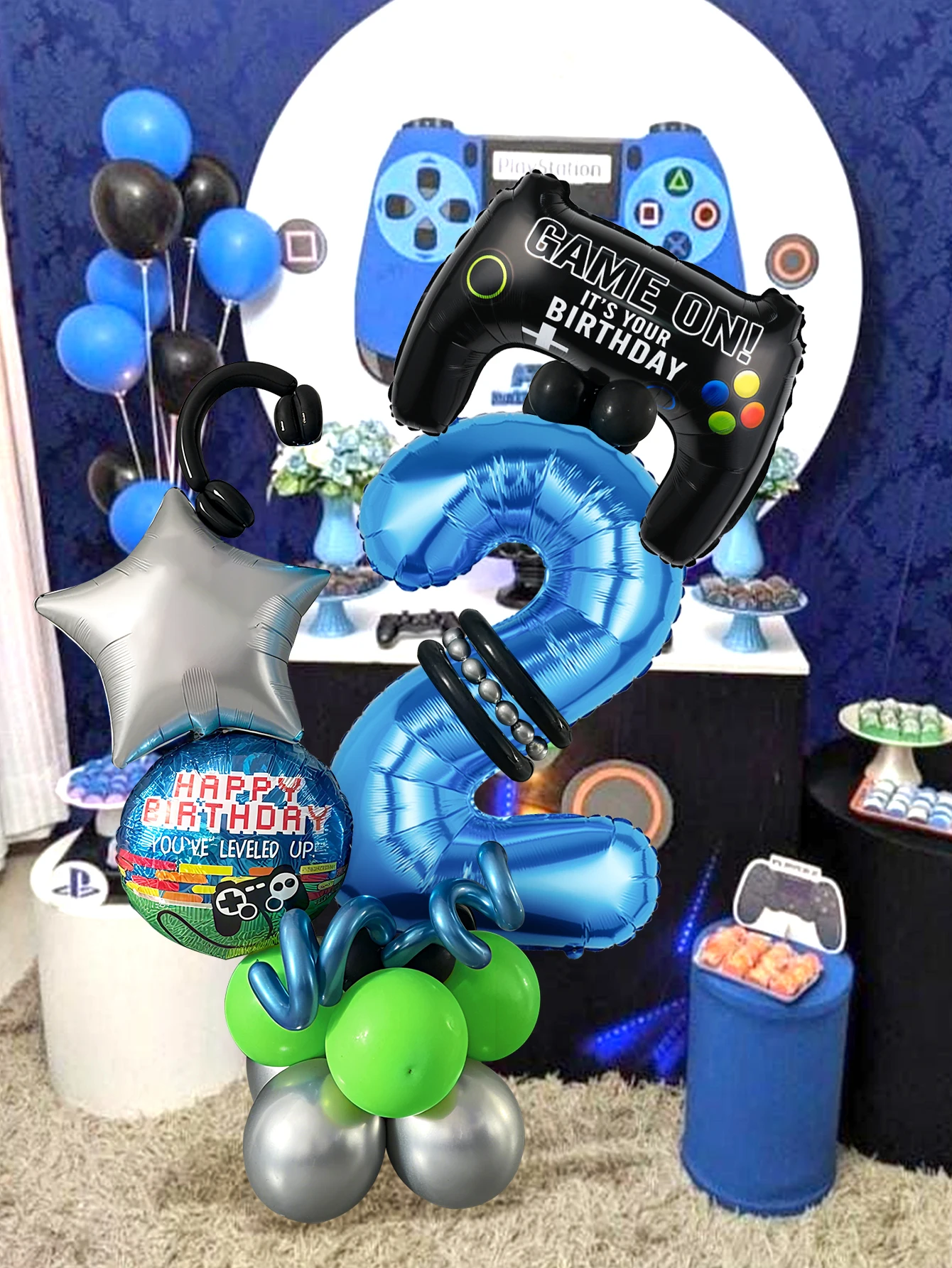 32PCS Game Theme Birthday Numb - огляд і ціна Gaming Accessories For Room